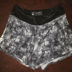 Women's Athletic Shorts - Black and Gray